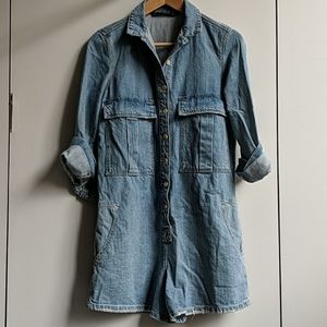 Zara denim romper